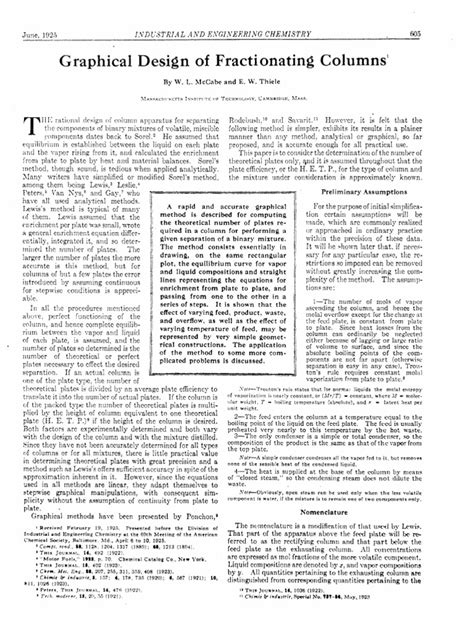 PDF McCabe Graphical Design Of Fractionating Columns DOKUMEN TIPS