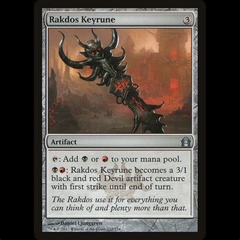 Mtg Rakdos Keyrune Return To Ravnica Madtoyz