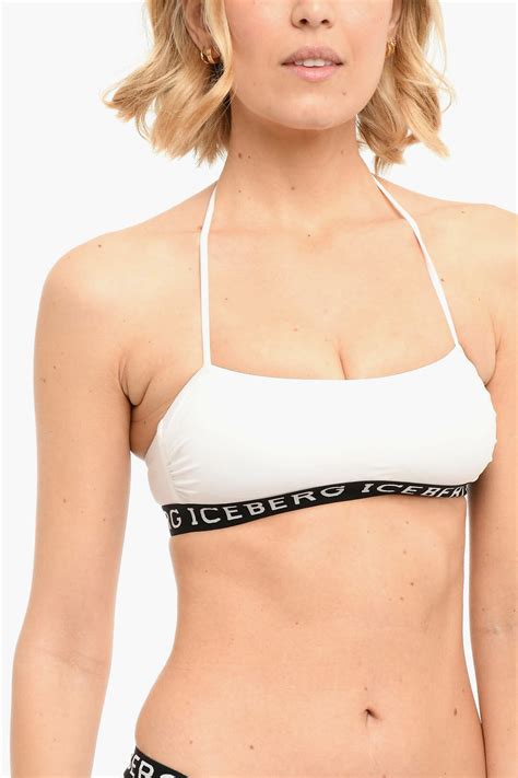 Iceberg Beachwear Bikini Bra With Logoed Band Women Glamood Outlet