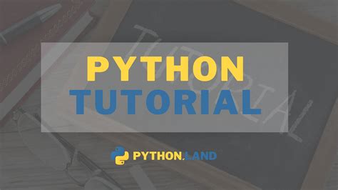 Free Python Tutorial For Beginners Learn Python • Python Land