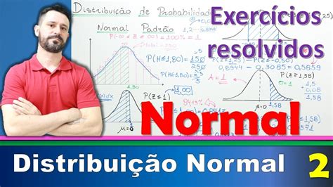 Distribuição de Probabilidade Normal Aula 2 Exercícios resolvidos