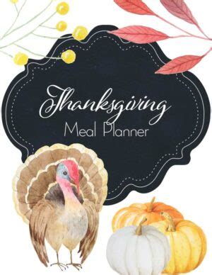 Thanksgiving Meal Planner – In All You Do