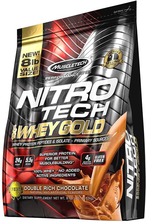 Muscletech Nitrotech Whey Gold 100 Pure Whey Protein Double Rich