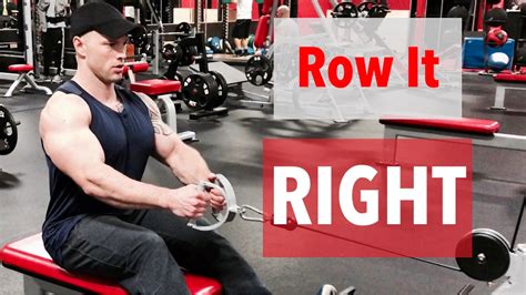 Seated Cable Row Done Right Youtube