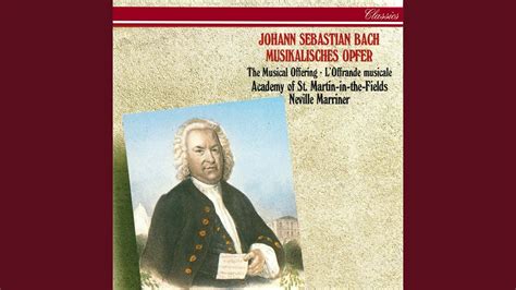 J S Bach Musical Offering Bwv Ed Marriner Canones Diversi