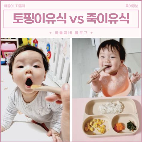 토핑 이유식과 죽 이유식 비교 및 장단점 차이 네이버 블로그