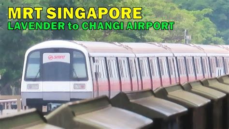 MRT SINGAPORE | Trip Report MRT Ride From Lavender to Changi Airport - La Vie Zine