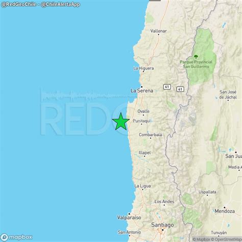 Red Geocientífica De Chile On Twitter Revisado ⚠️ Sismo De Magnitud