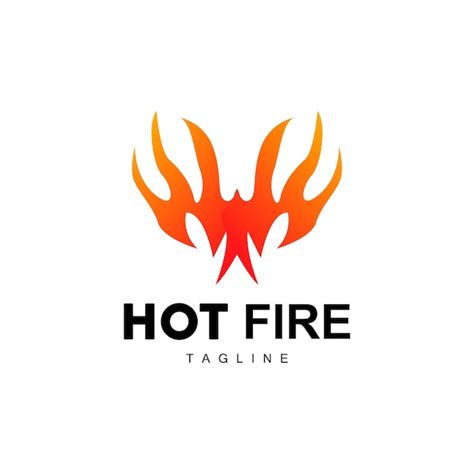 Premium Vector Hot Flame Logo Fire Vector Abstract Fire Icon Design