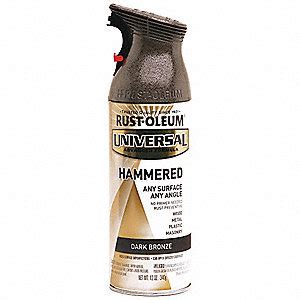 RUST-OLEUM Universal Hammered Spray Paint in Hammered Dark Bronze for Aluminum, Metal, Wood, 12 ...