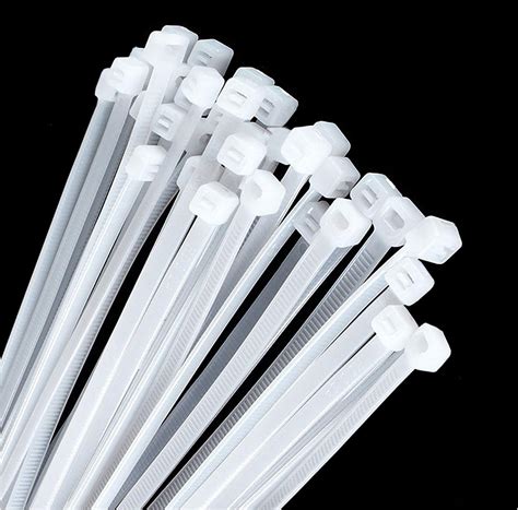 Amazon White Zip Ties Inch Large Cable Ties Wraps Pcs Pack