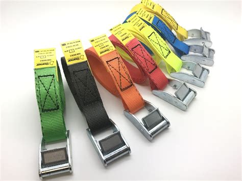 Cam buckle tie down straps (Choose length and colour) | Damar Webbing ...