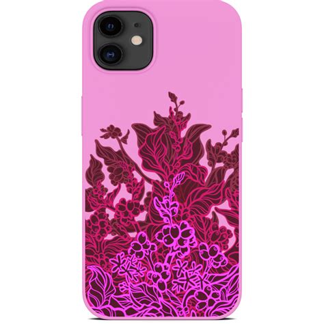 Phone Case Biodegradable Cover Pink Floral Design Iphone 14 13 12 11 Xr