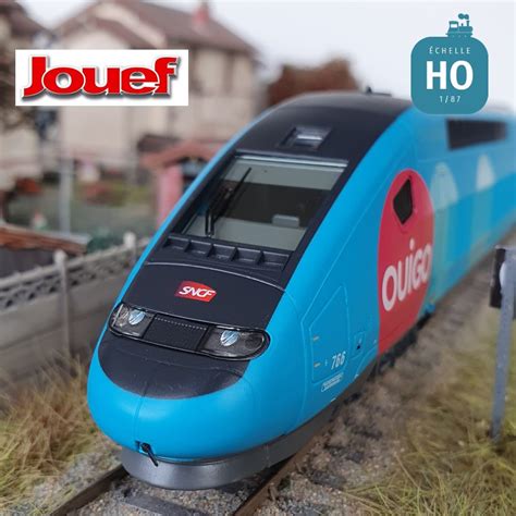 Coffret 4 Pcs TGV Duplex OuiGo SNCF EP VI Digital Son HO Jouef HJ2413S