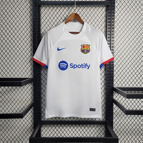 Camisa Barcelona Branca Camisetas De Time Manto Sports