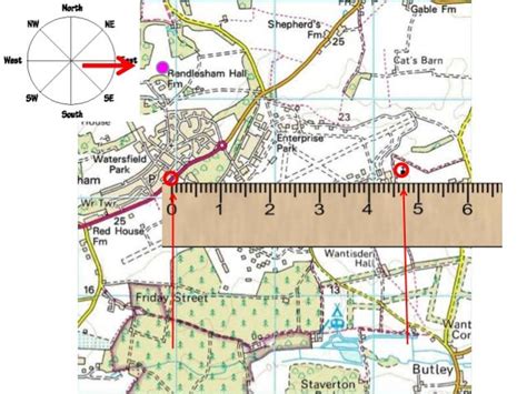 Measuring scale on OS Maps