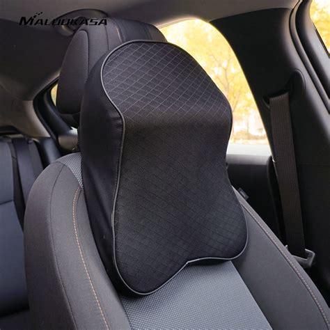 Maluokasa Bantal Leher Kursi Mobil Ergonomis D Memory Foam Neck Pillow