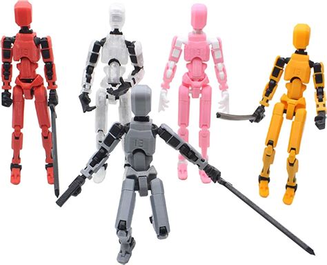 Amazon 3D Printed Mannequin Toys Multi Jointed Movable Robots