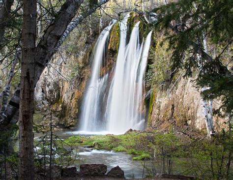 Spearfish Falls Spearfish Canyon South Dakota May 2024 Valentina