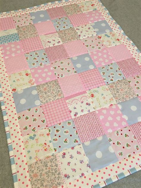 Handmade Patchwork Baby Quilt Handmade By Mum Me Etsy Canada Baby