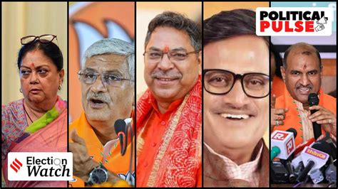 The top 5 BJP faces in Rajasthan, some not in fray | Political Pulse ...