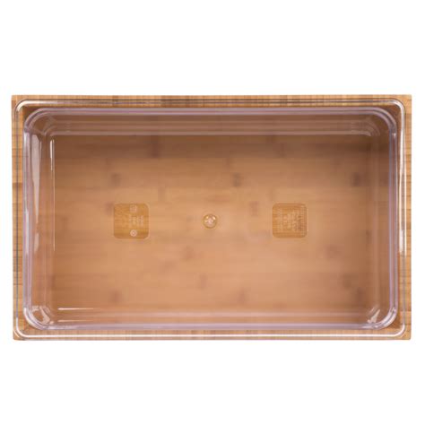 Cal Mil 475 12 60 Bamboo Ice Housing With Clear Pan 20 X 12 X 6 12