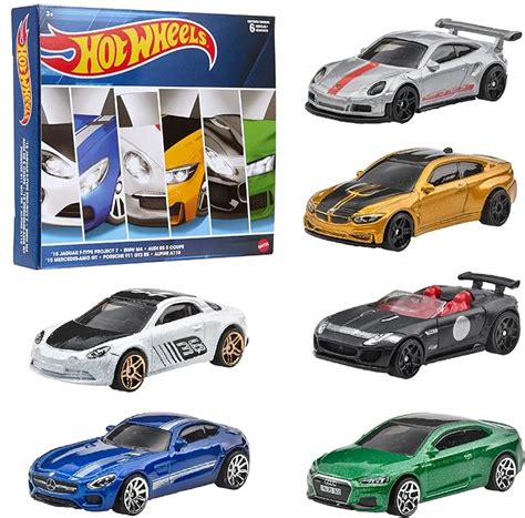 Amazon ホットウィール Hot Wheels ヨーロピアン カーカルチャー マルチパック ミニカー6台入3才 HDH51 ミニ ミニカーダイキャストカー ホビー