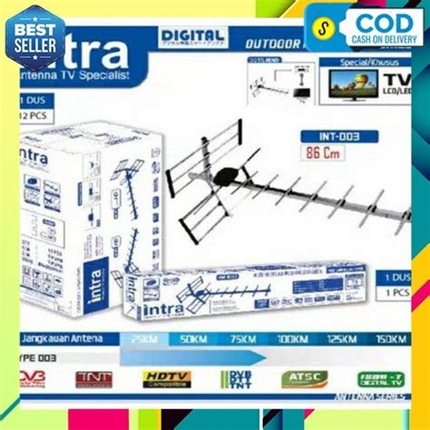 Antena Tv Super Jernih Led Tabung Indoor Dalam Digital Semua Siaran