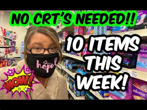 CVS NO CRT DEALS GRAB 10 ITEMS THIS WEEK YouTube