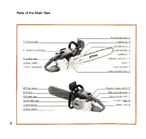 STIHL 032 Chainsaw Owners Manual