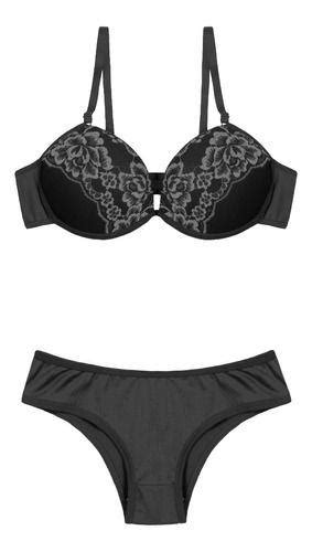 Kit Conjunto Lingerie Calcinha E Suti Sexy Sensual Renda Tayane