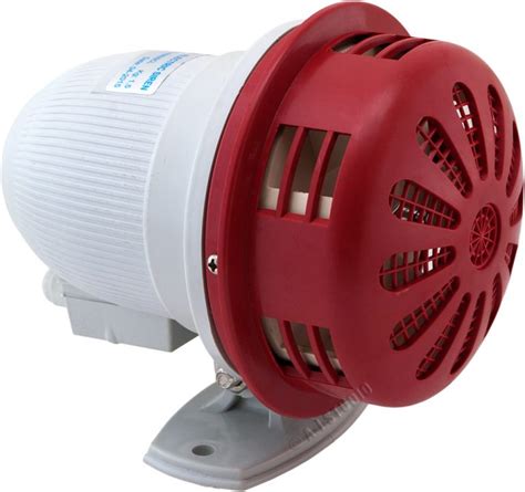 Vixen Horns Vxs 1450ar Industrial Electric Motor Siren Red Vixen Horns