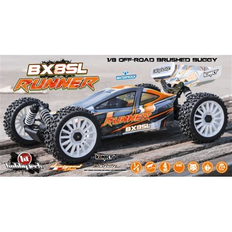 Hobbytech Buggy Rtr Bx Runner Orange Type Sl Brushed Sl Bx