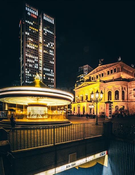 The Alte Oper Old Opera Concert Hall In Central Frankfurt Am Main