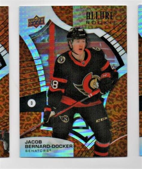 2021 22 Upper Deck Allure Rookies 128 Jacob Bernard Docker RC For