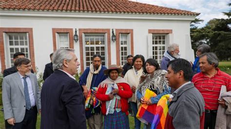 Alberto Fernández recibió a representantes de comunidades originarias