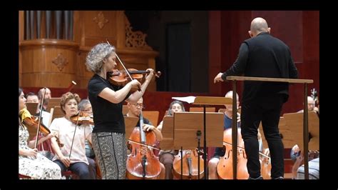 Hilary Hahn Performs Brahms Violin Concerto In Taipei First Rehearsal