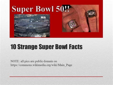 10 Strange Super Bowl Facts Super Bowl Trivia Unique Facts Facts