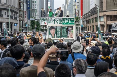 Women Fight Tokyo Election In Male Dominated Japan Barron S