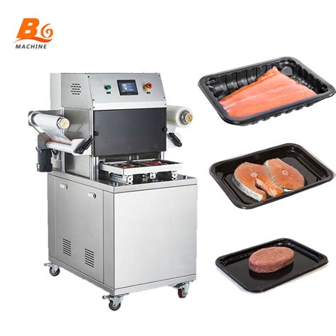 Bg Sime Automatic Vacuum Sealer Packing Tray Seafood Fish Frozen Meat