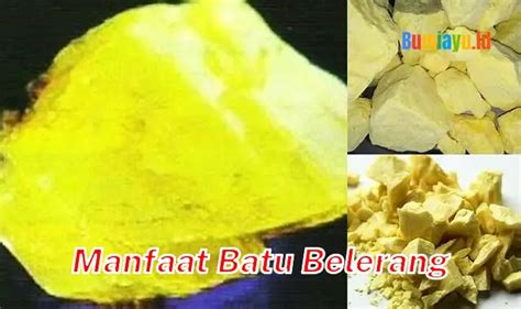 Ungkap Manfaat Batu Belerang Yang Jarang Diketahui