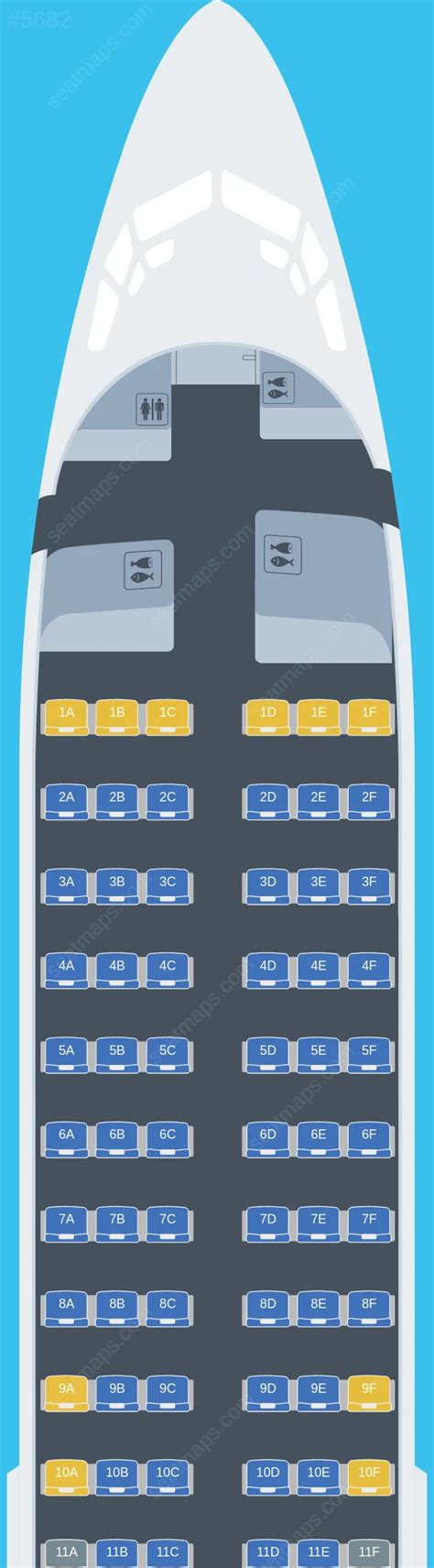 Blue Air Boeing 737 Seat Map Updated 2023 Find The Best Seat SeatMaps