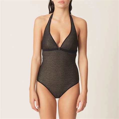 Marie Jo Swim Ornella Badpak Noir Dore Elegance Lingerie