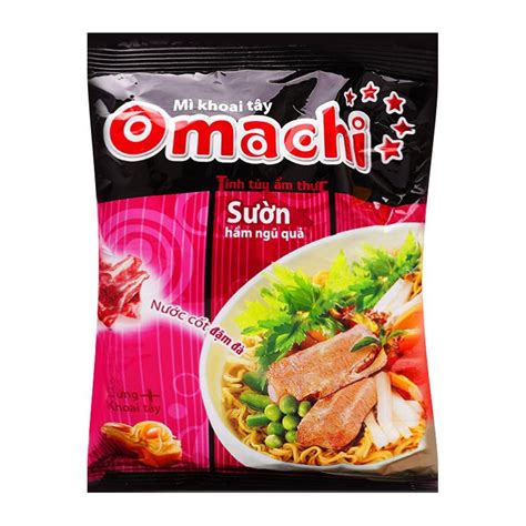 Mì khoai tây Omachi Sườn hầm ngũ quả 80g gói VNCMART