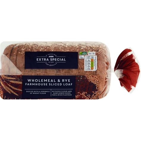 Asda Extra Special Farmhouse Wholemeal Rye Bread G Compare