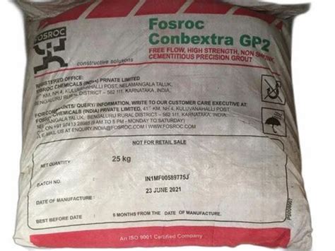 Grouting Compound Fosroc Conbextra Gp2 25 Kgs Distributor Channel