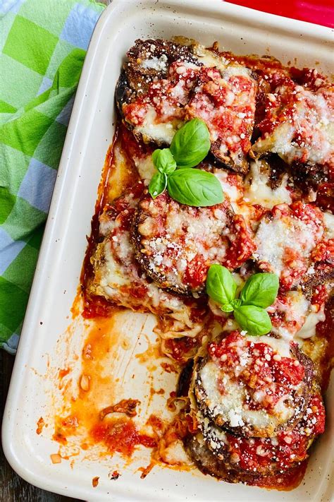 This Oven Fried And Baked Eggplant Parmesan Is The Ultimate Italian