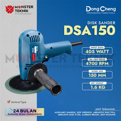 Jual Mesin Amplas 6 Dongcheng DSA150 Disc Sander 150mm Polish 405W DSA