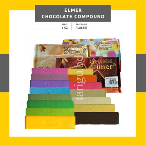 Elmer Coklat Batang Kg Coklat Warna Rasa Coklat Blok Chocolate