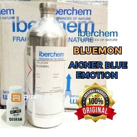 Jual 100ML BLUE EMOTION IBERCHEM BIBIT PARFUM MURNI BLUEMON AIGNER